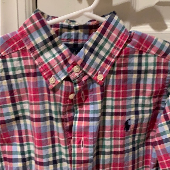 RL plaid boys shirt sz 4/4T - Picture 2 of 4